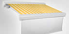 Halbkassettenmarkise Compact Plus mit optinonalem Vario Volant