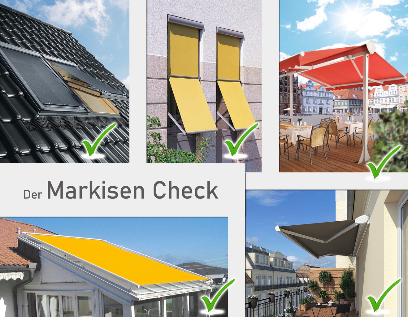 Qualitätsmerkmale von Markisen die Checkliste! Worauf achten beim Kauf?