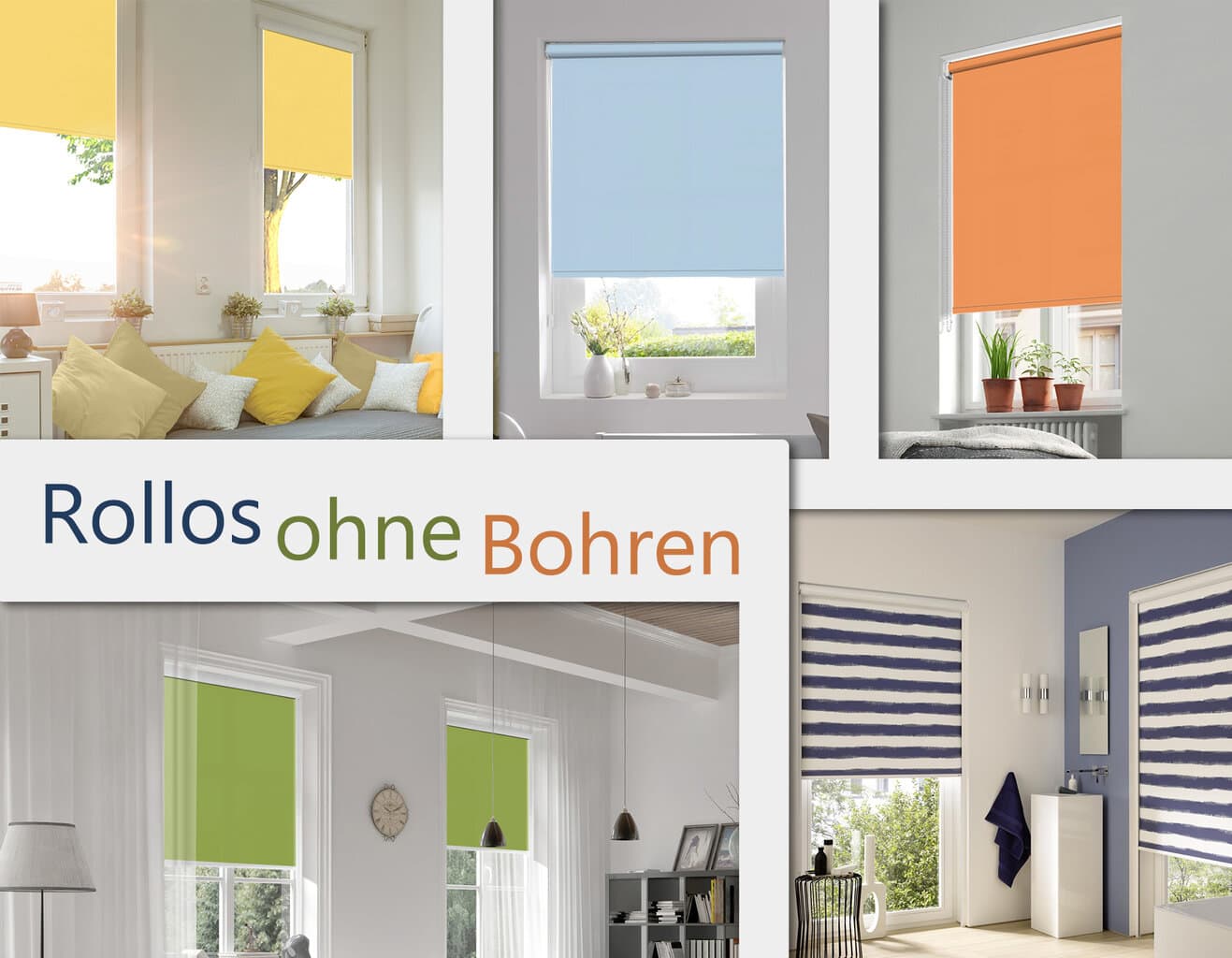 Rollo An Decke Befestigen Ohne Bohren Rollos ohne Bohren I Schnell & einfach montiert