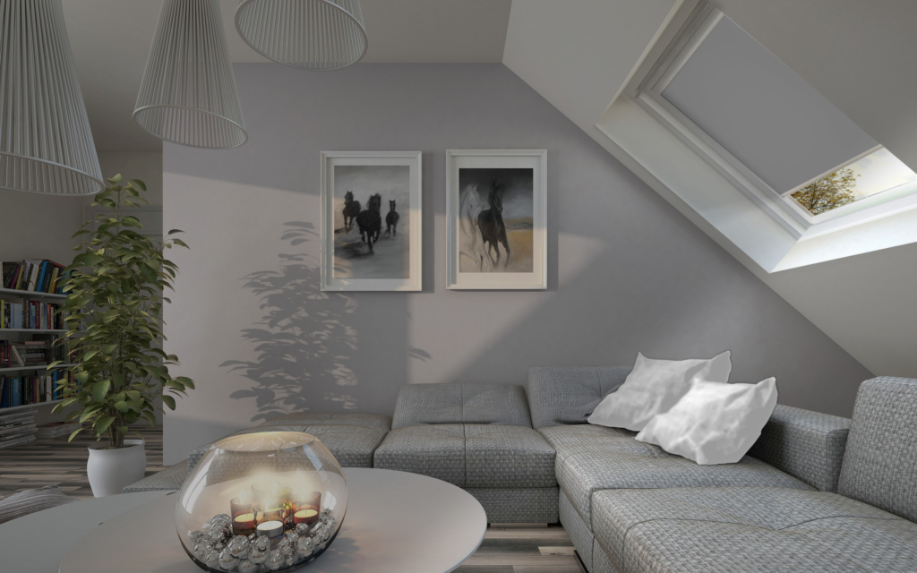 Die Velux Verdunkelungsrollos überzeugen durch ihr einfaches Handling
