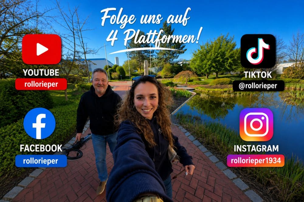 Einblicke in die Social-Media-Kanäle von Rollo Rieper