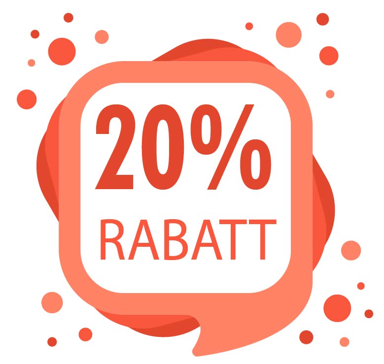20 Prozent Rabatt Icon