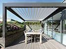 Brustor® Terrassenüberdachung B150 (XL), offene Lamellen © Brustor