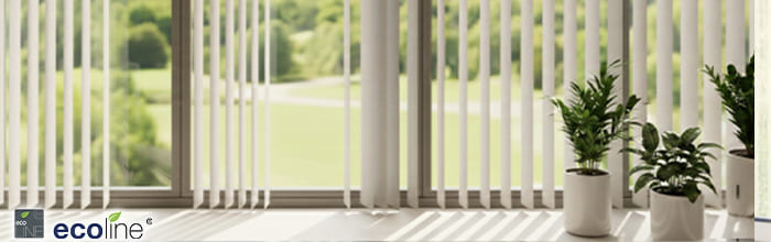 EcoLine&copy; Lamellenvorhang mit Kettenzugbedienung