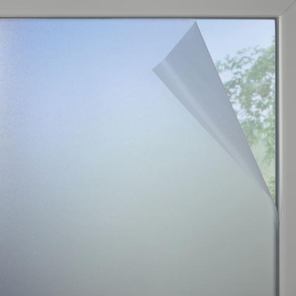Statische Fensterfolie Milchglas-optik, weiß-matt