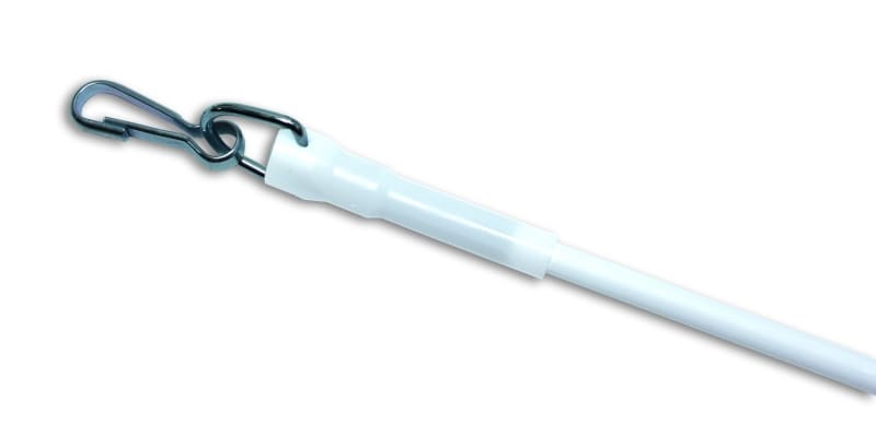 Schleuderstab Metall, weiß, verschiedene Größen
